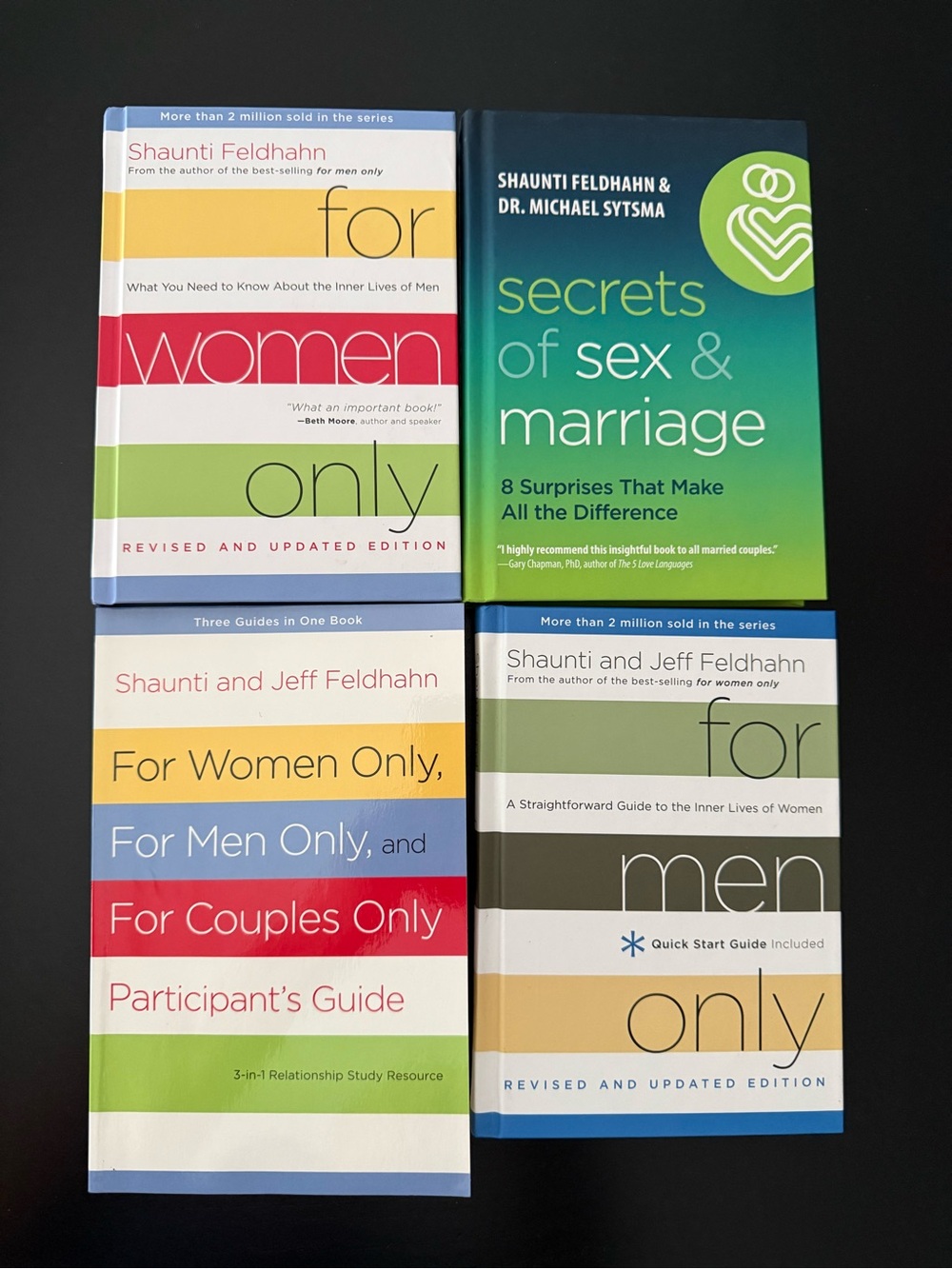 Shaunti Feldhahn Relationship Marriage Book Lot of 4